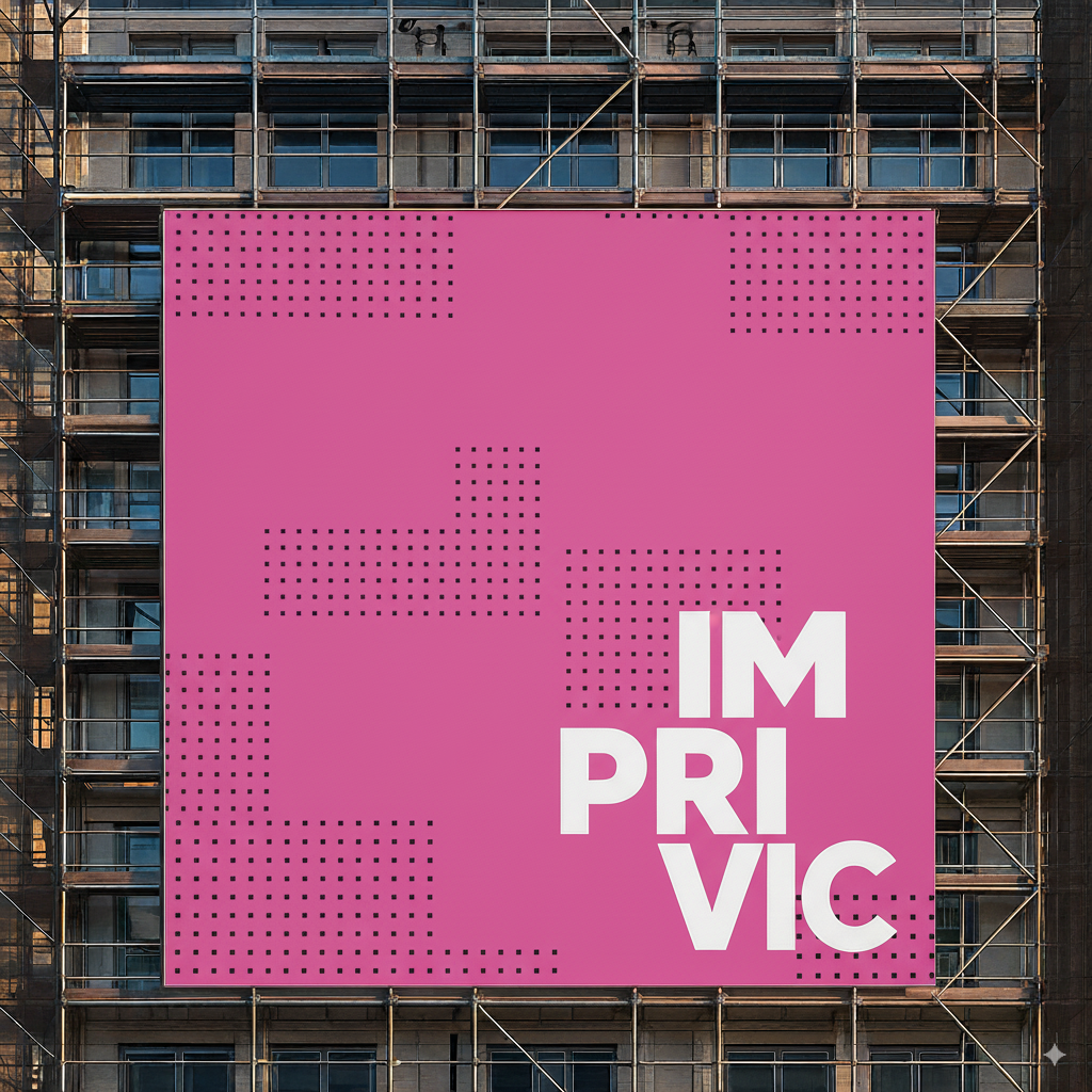 Lona microperforada personalizada para fachadas con paso de aire y luz.