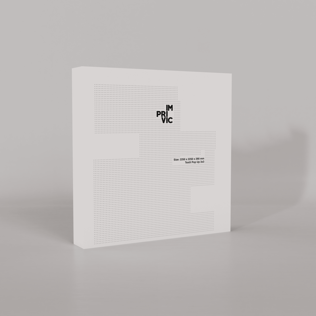 Photocall textil Pop Up en módulos, ideal para eventos.