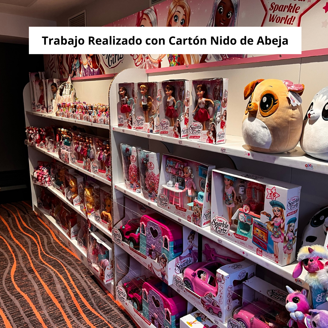 Cartón nido de abeja blanco de 15 mm para impresión y displays.