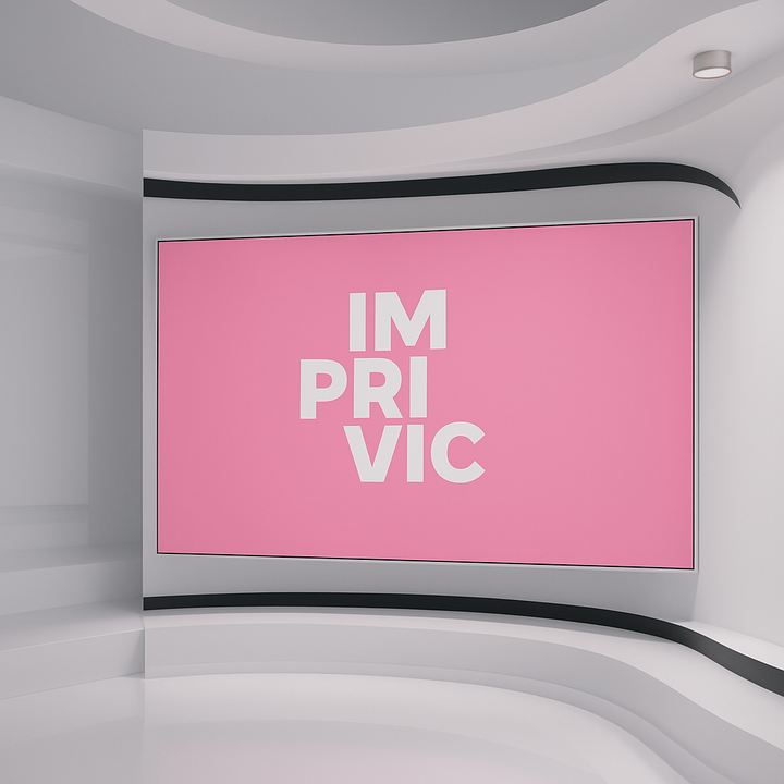 Lona opaca con trasera negra para bloquear la luz.