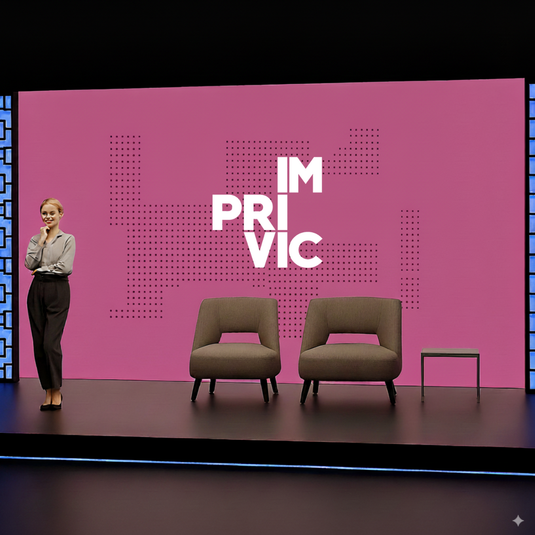 Lona opaca con trasera negra para bloquear la luz.