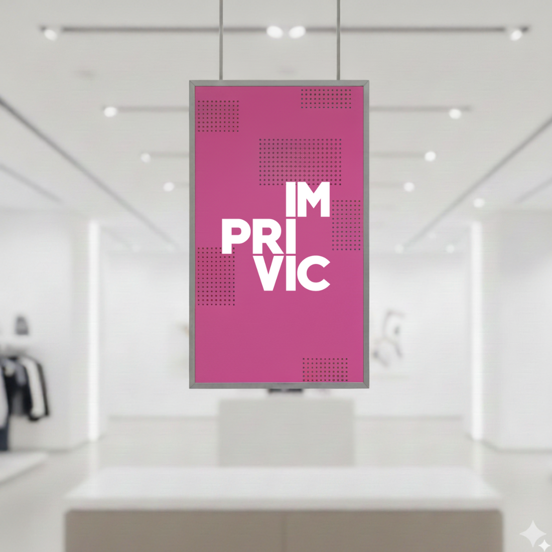 Lona translúcida para luminosos y cajas de luz.