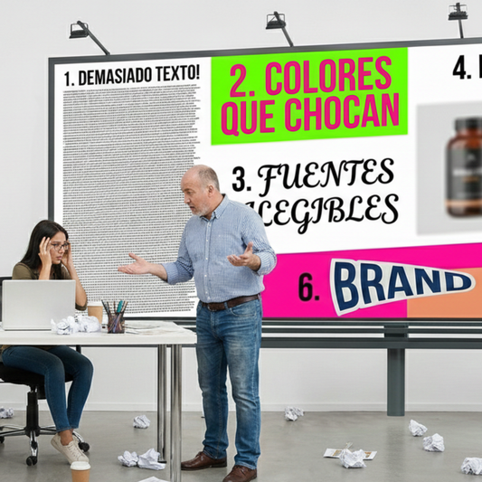 Errores habituales de diseño en material publicitario impreso y cómo evitarlos