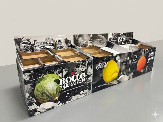 Mesa expositora modular ON BOX para punto de venta de IMPRIVIC