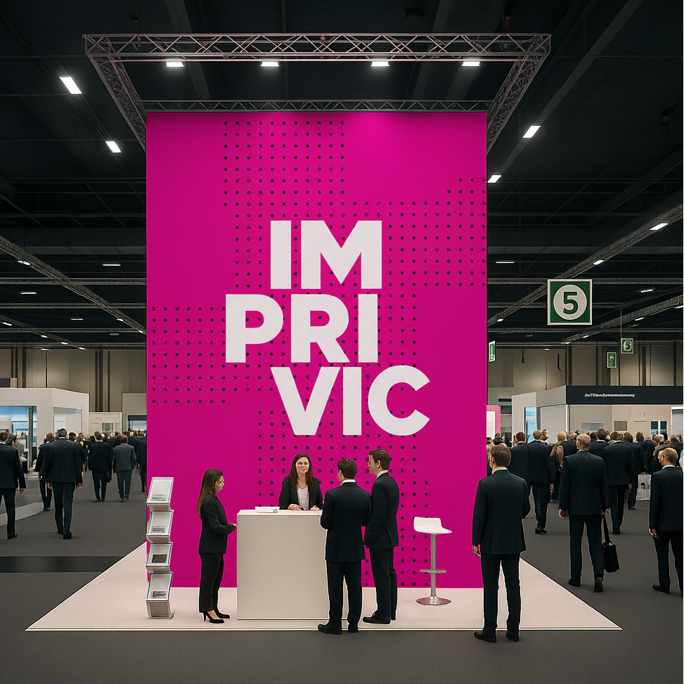 Tela opaca trasera negra para impresión digital, ideal para fondos y displays sin transparencias, perfecto para fondos de photocall o stands, eventos y puntos de venta.