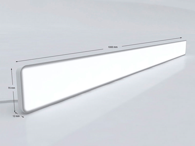 Stopper publicitario iluminado, ideal para señalización en puntos de venta.