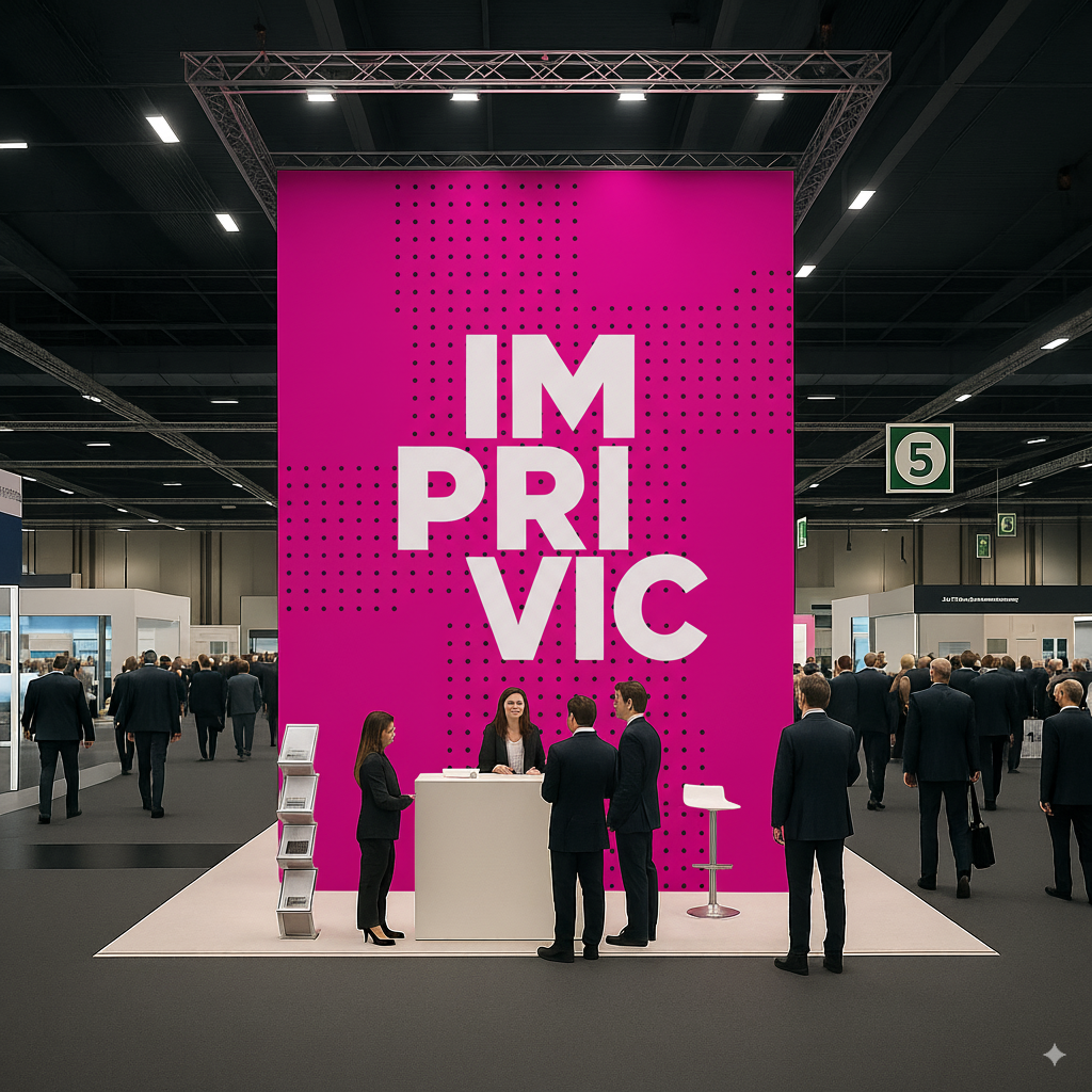 Tela opaca trasera negra para impresión digital, ideal para fondos y displays sin transparencias, perfecto para fondos de photocall o stands, eventos y puntos de venta.