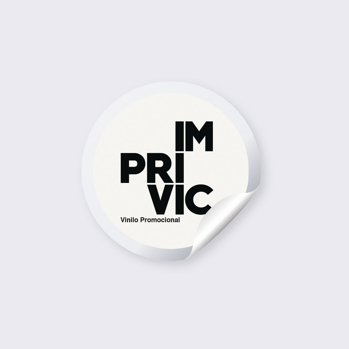 Vinilo económico promocional, ideal para campañas temporales y publicidad.