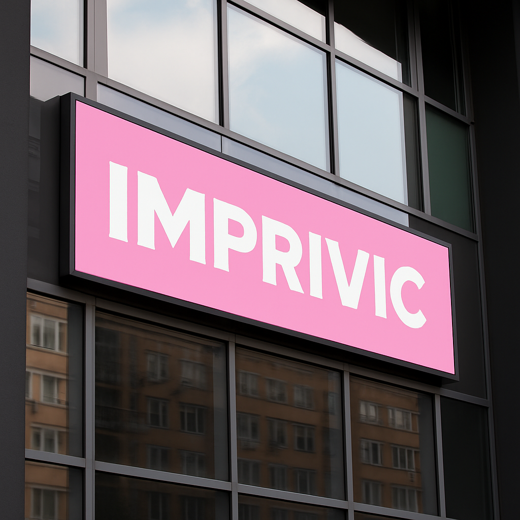 Vinilo retroiluminado, perfecto para escaparates y señalética nocturna.