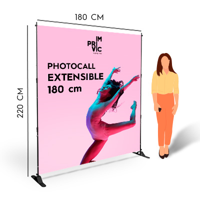 Photocall Extensible 180x220