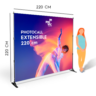 Photocall Extensible 220x220